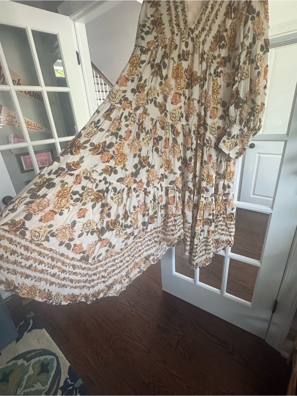 Free People Rows Of Roses Maxi Dress - Picture 7 of 9